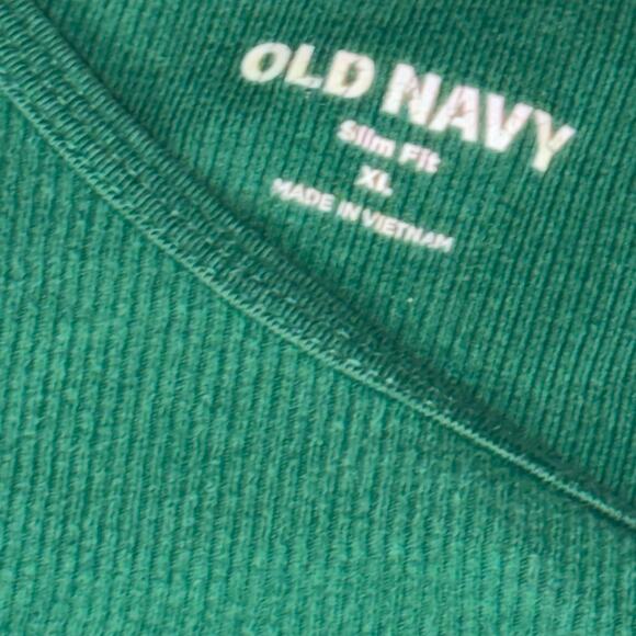Old Navy Slim Fit Ribbed Tank Top Bundle – Size XL  Green, Light Blue & Rust Red - Picture 8 of 10